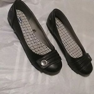 Dr scholls black flats